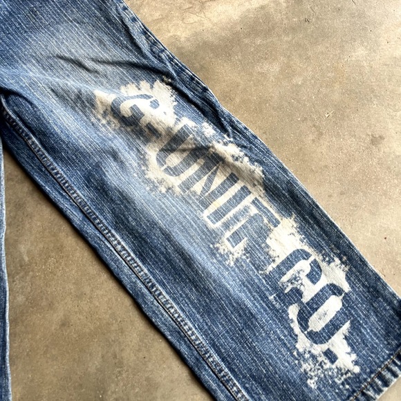 G-Unit Y2k Patch Jeans Size 12/26 - Picture 2 of 9